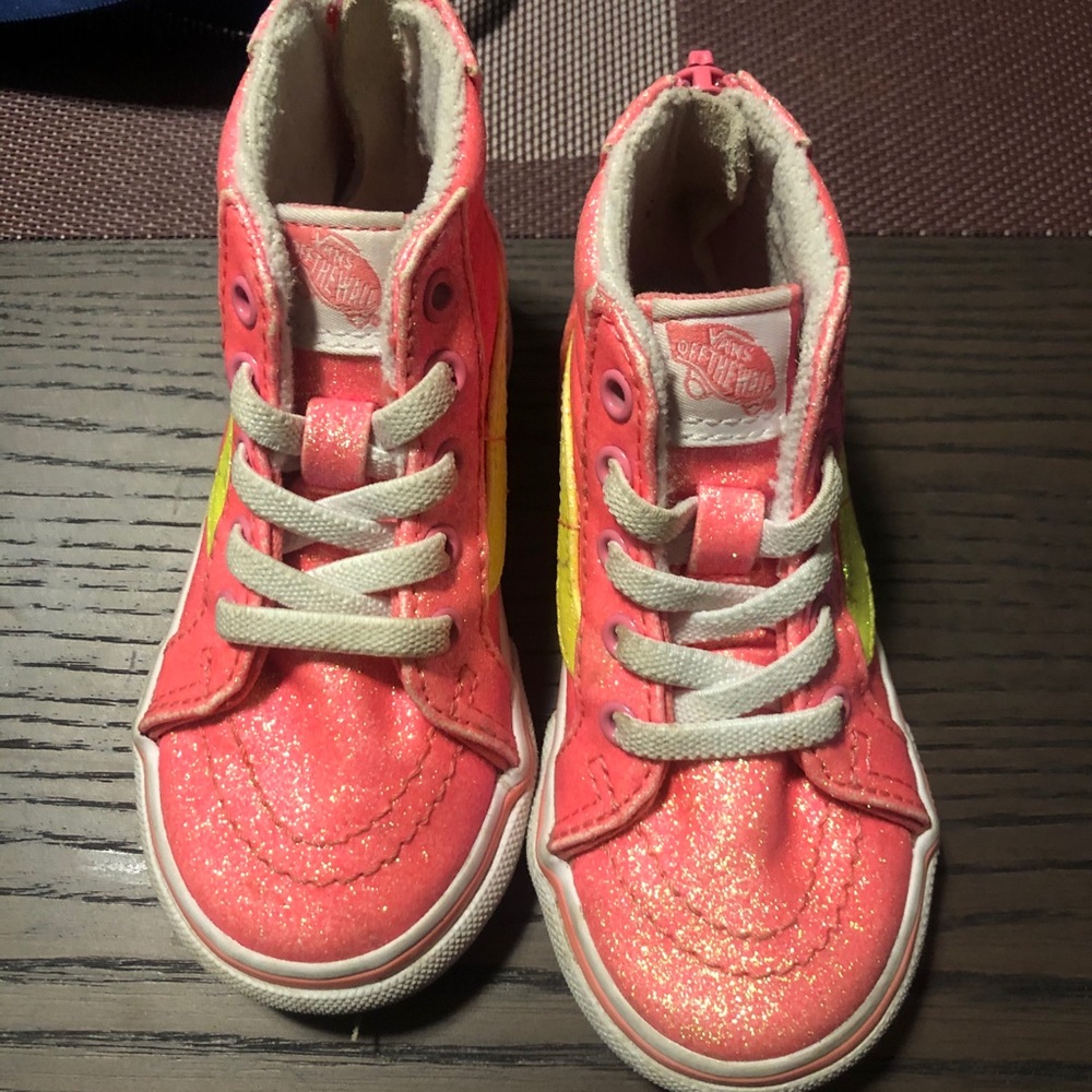 Vans high tops Glitter